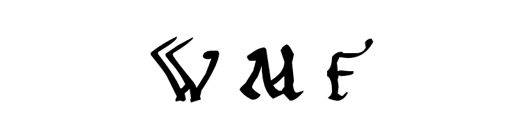 12th c. Abbey  Free Fonts Download