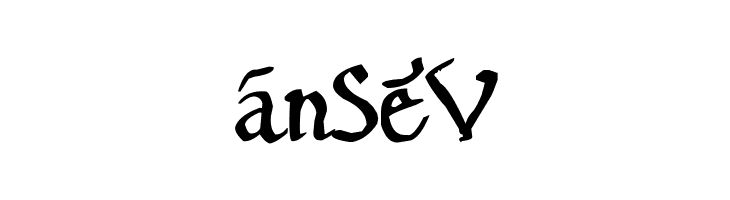 12th c. Abbey  Free Fonts Download