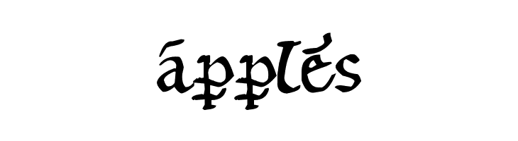 12th c. Abbey  Free Fonts Download