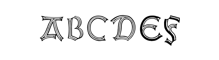 WeissGotnitials  Free Fonts Download