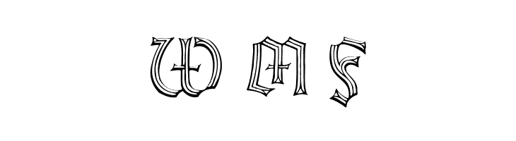 WeissGotnitials  Free Fonts Download