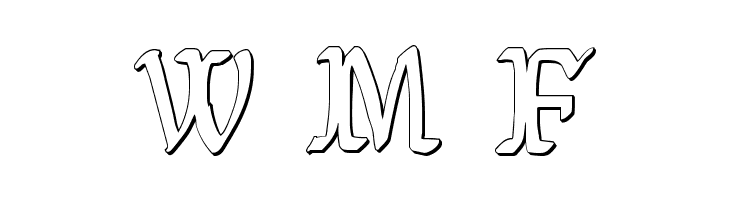 Wars of Asgard Condensed 3D  Free Fonts Download