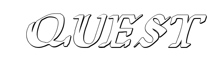 Wars of Asgard 3D Italic  Free Fonts Download