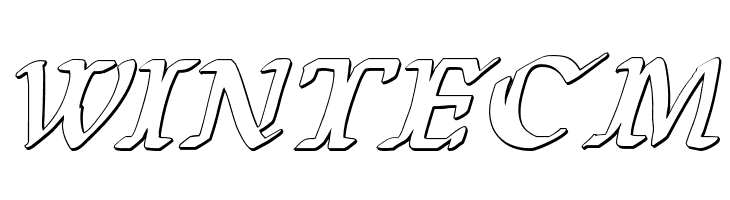 Wars of Asgard 3D Italic  Free Fonts Download