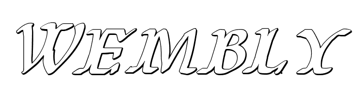 Wars of Asgard 3D Italic  Free Fonts Download