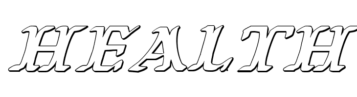 Wars of Asgard 3D Italic  Free Fonts Download