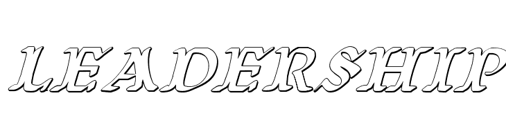 Wars of Asgard 3D Italic  Free Fonts Download