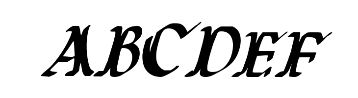 Wars of Asgard Condensed Italic  Free Fonts Download