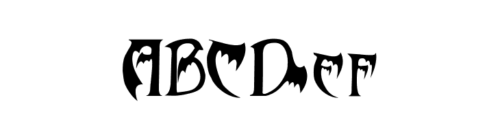 Bats&Dragons-Abaddon  Free Fonts Download