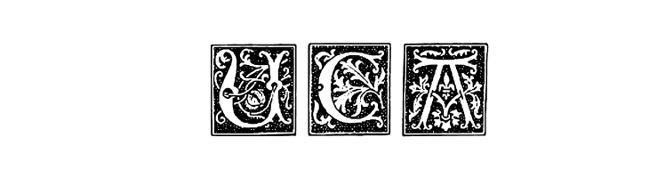 TypographerWoodcutInitialsOne  Free Fonts Download