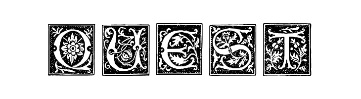 TypographerWoodcutInitialsOne  Free Fonts Download