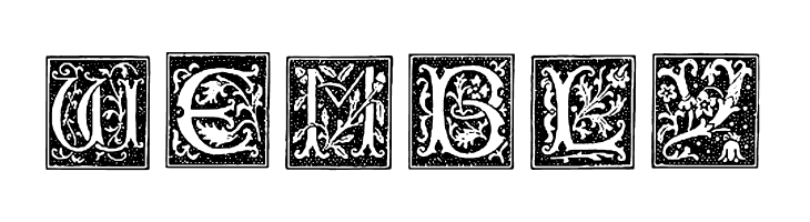 TypographerWoodcutInitialsOne  Free Fonts Download