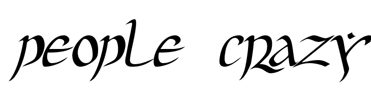 JGJ Uncial Italic  Free Fonts Download