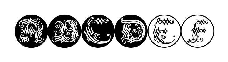 OrnamentalInitialButtons  Free Fonts Download