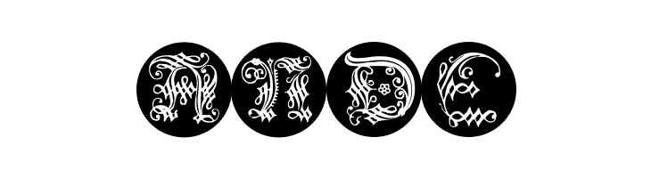 OrnamentalInitialButtons  Free Fonts Download