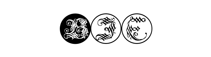 OrnamentalInitialButtons  Free Fonts Download