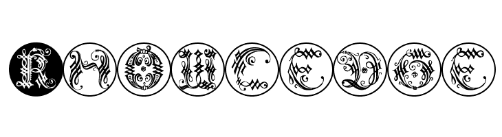 OrnamentalInitialButtons  Free Fonts Download