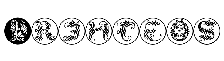 OrnamentalInitialButtons  Free Fonts Download