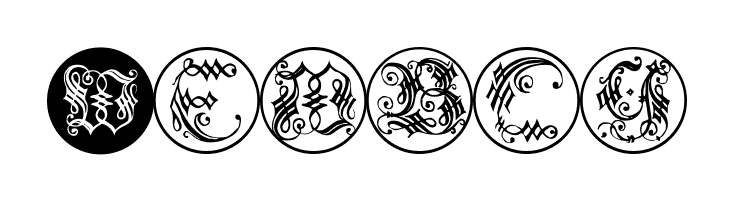 OrnamentalInitialButtons  Free Fonts Download