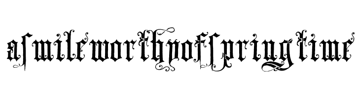 Skjend Hans Gotisk Regular  Free Fonts Download