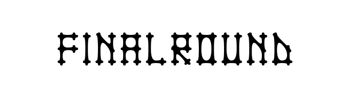 Gotika Apvalus  Free Fonts Download