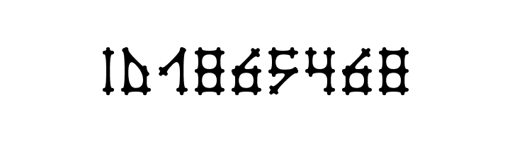 Gotika Apvalus  Free Fonts Download