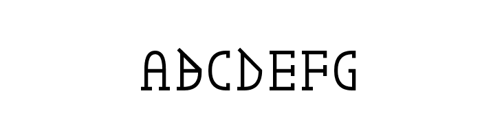 Gotika Serifai B  Free Fonts Download