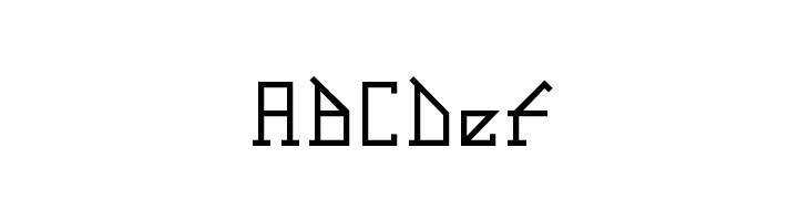 Gotika Serifai A  Free Fonts Download