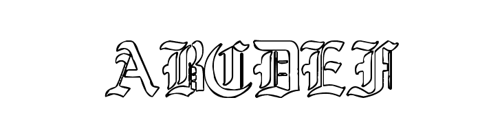 Ye Old Shire Outline  Free Fonts Download