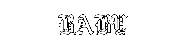 Ye Old Shire Outline  Free Fonts Download
