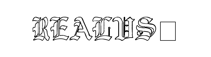 Ye Old Shire Outline  Free Fonts Download