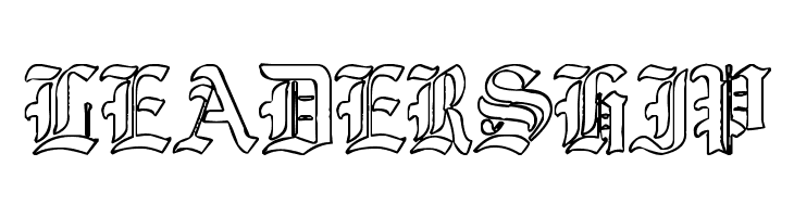 Ye Old Shire Outline  Free Fonts Download