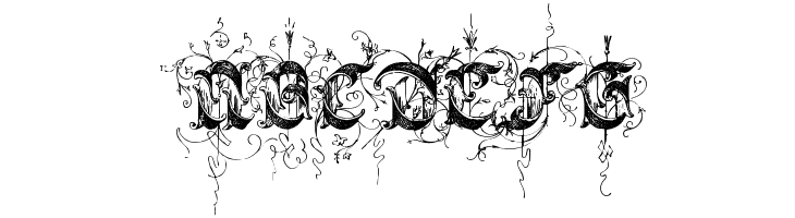 Saraband Initials  Free Fonts Download