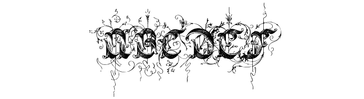 Saraband Initials  Free Fonts Download