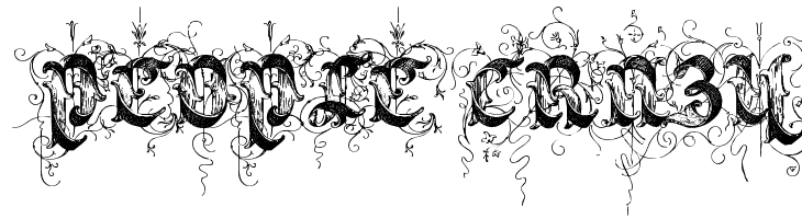 Saraband Initials  Free Fonts Download