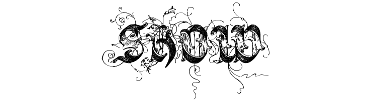 Saraband Initials  Free Fonts Download