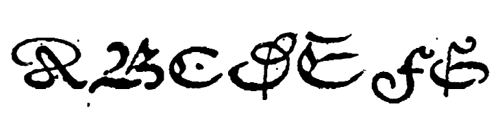 1742Frenchcivilite  Free Fonts Download