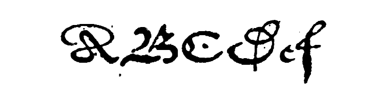 1742Frenchcivilite  Free Fonts Download