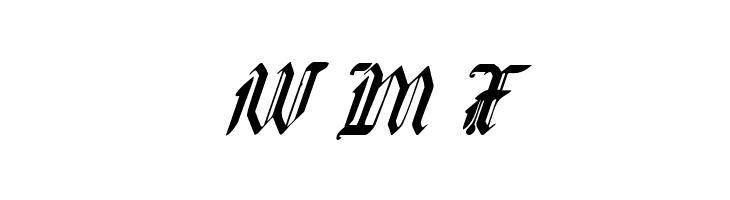 Redcoat Condensed Italic  Free Fonts Download