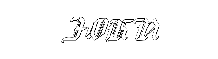 Redcoat Shadow Italic  Free Fonts Download