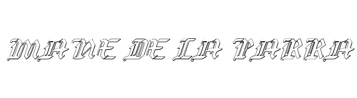 Redcoat Shadow Italic  Free Fonts Download