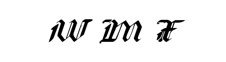 Redcoat Expanded Italic  Free Fonts Download