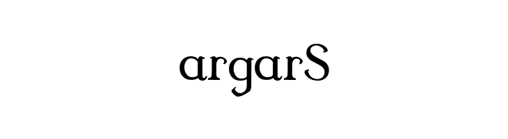 argarS Dungeon Font