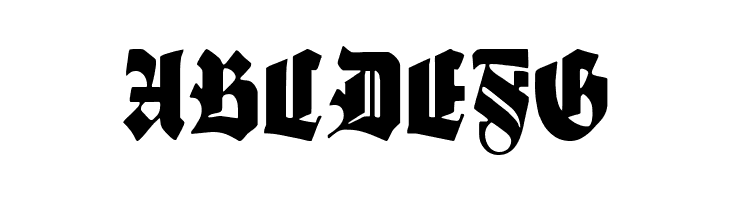 SchmaleGotischMK  Free Fonts Download