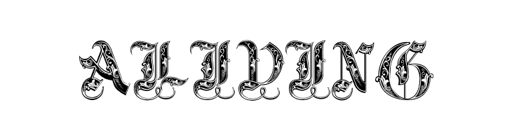 Royal Initialen  Free Fonts Download