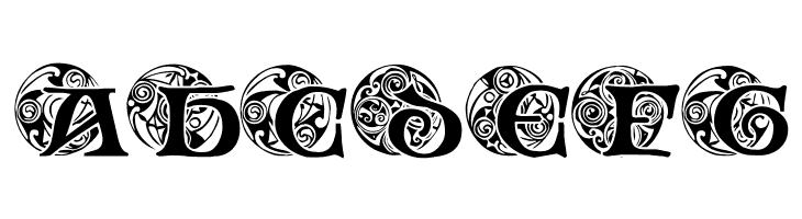 Spiral Initials  Free Fonts Download