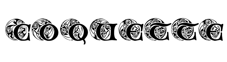 Spiral Initials  Free Fonts Download