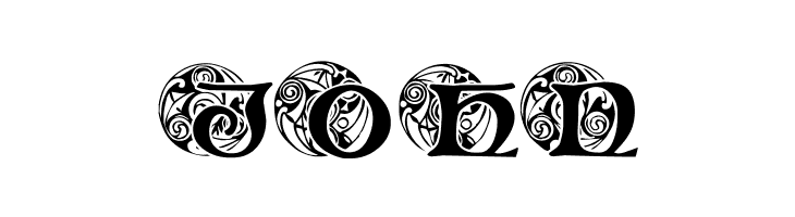 Spiral Initials  Free Fonts Download