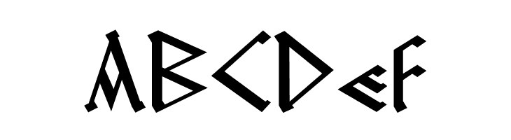 RUNEnglish 2  Free Fonts Download