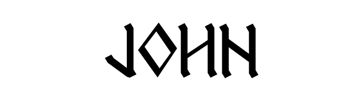 RUNEnglish 1  Free Fonts Download